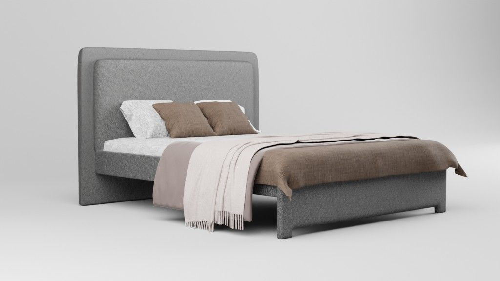 Serenity Luxe Bed 6x5 - Olive Brown