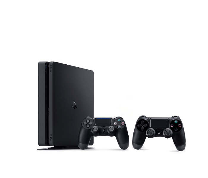 Ps4 console with 2 controller and games